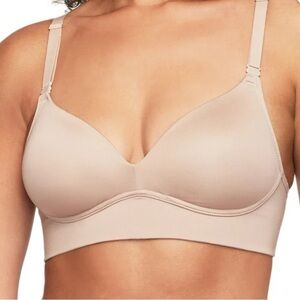 Warners Simply Perfect Convertible Comfort‎ Bra Sz 38D Nude Smoothing NEW